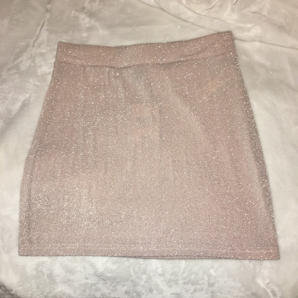 Baby pink skirt